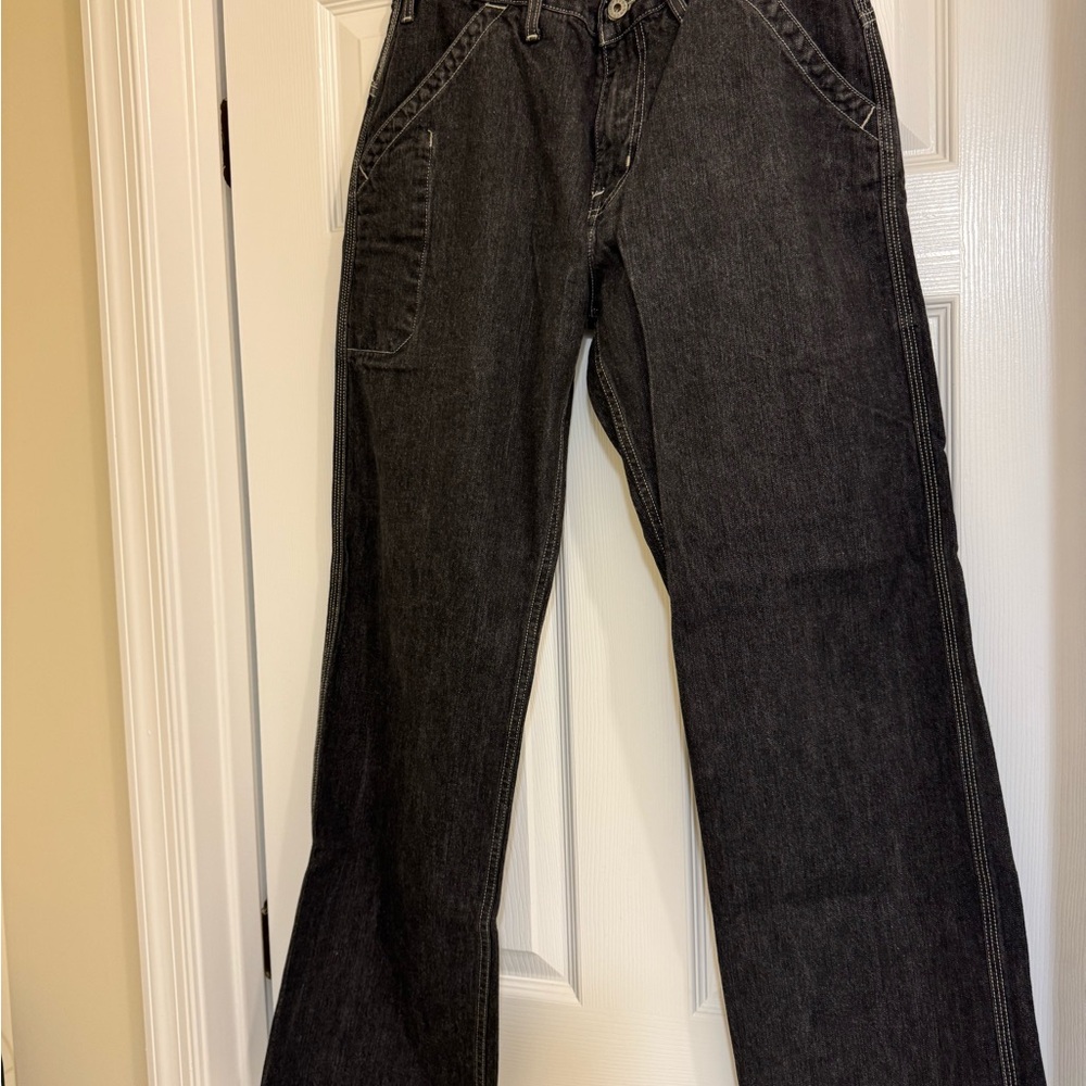 Vintage Mens Guess Black Denim Jeans